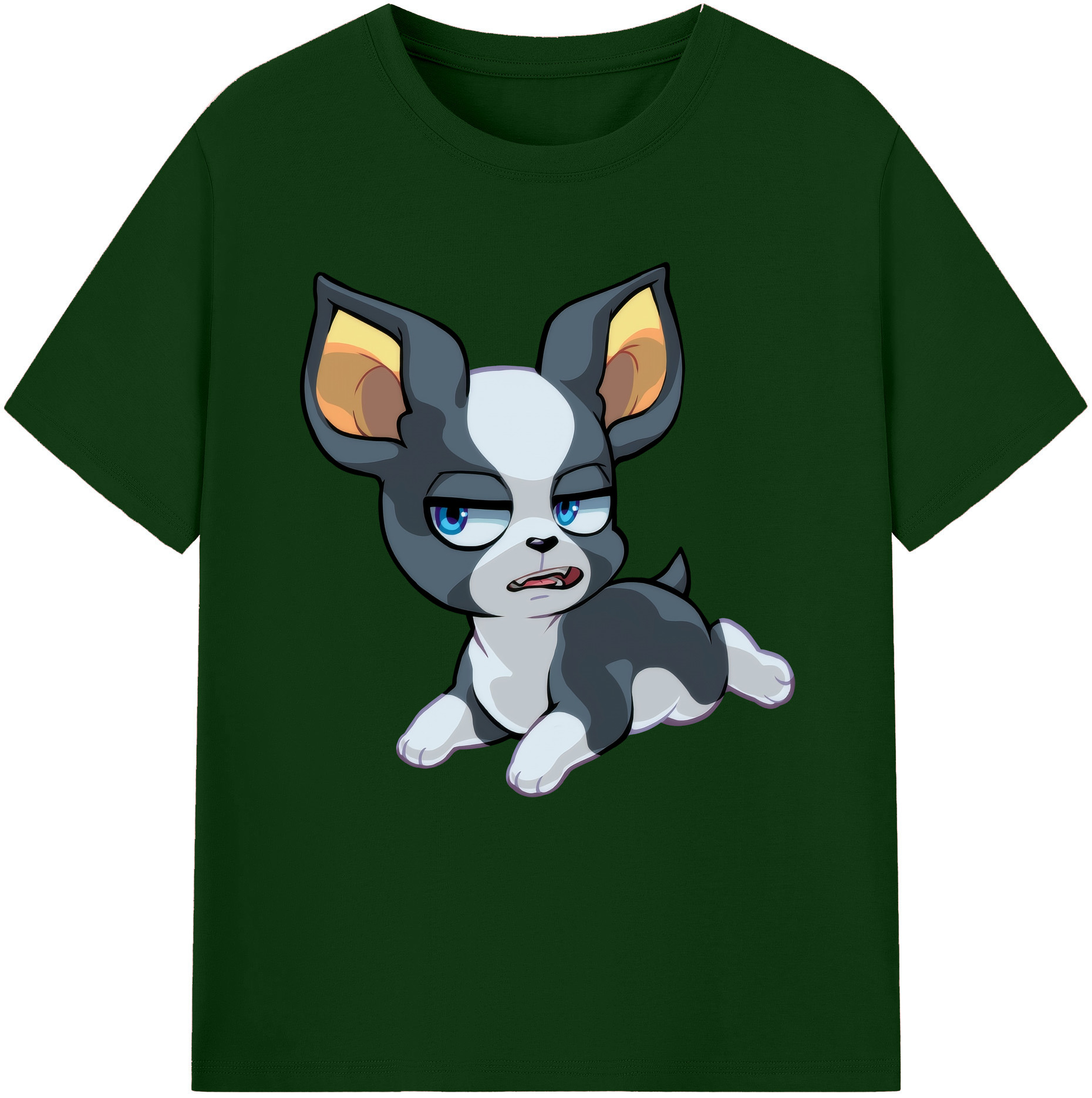 （画像用） ジョジョの奇妙な冒険 イギー JoJo's Bizarre Adventure Iggy 綿100％半袖Tシャツ（フロントプリント）
